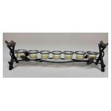 Multi-Votive Metal Centerpiece Display