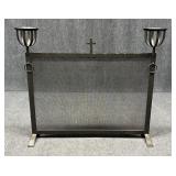 Metal Fireplace Screen