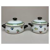 Villeroy & Bosch French Garden Pots W Lids|4pc