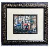 'Corner Cafe' Print by Mark St John