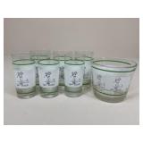 19th Hole Golf Ice Bucket & Tumbler Glasses|7 pc