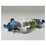 Bird Figures / 6 pc