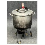 Propane Burner, Pot w/Stand & Regulator