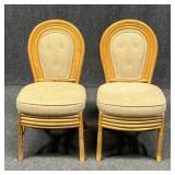 Pair of Pacific Rattan Products Dining Chairs