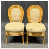 Pair of Pacific Rattan Products Dining Chairs