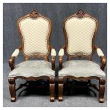 AICO Dining Arm Chairs / 2 pc