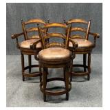 Counter Height Artistica Swivel Barstools / 3 pc