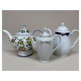 Castella/Thun+ Porcelain Teapots|3 pc
