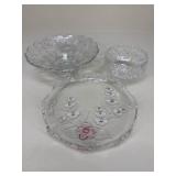 Mikasa+ Crystal Serving Dish Assortment|3 pc