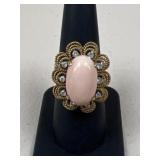 Sz 7 14k Gold & Diamond Ring