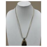 Brass & Sterling Necklace