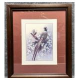 Vintage Pheasant Print by TC Chin