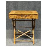 Folding Bamboo Console Table