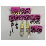 Betsey Johnson Earrings / 6 Pairs