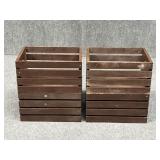 Painted Crates / 4 pc
