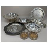 Silver Plate Serving Assortment|9 pc