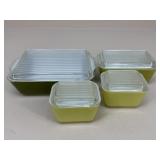 Vintage Pyrex Refrigerator Set|4 pc