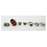 Fashion Rings / 7 pc