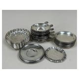 Silverplate Coasters / 5 Sets