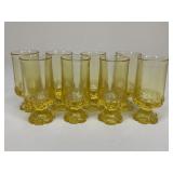 Franciscan 'Cornsilk' Footed Iced Tea Goblets|8 pc