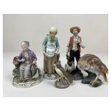 Homco & Goto Original Ceramic Figures / 5 pc