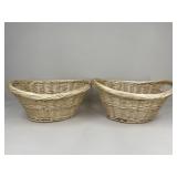 Pair Of Woven Baskets