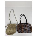 Falor Le Borse & Marlene Gaines Leather Purses|2pc
