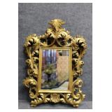 Mirror in Ornate Gold Tone Frame