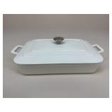 Hearth & Hand Enameled Cast Iron Covered Casserole