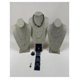 Costume Jewelry/ 9 pc