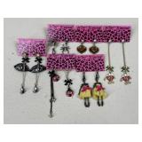 Betsey Johnson Earrings / 6 Pairs