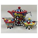 Candace Reiter "Catzilla" Tea Set
