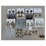 Costume Earrings / 12 Pairs