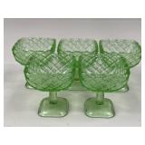 L.E.Smith Dessert Glasses / 5 pc