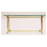 Sofa Table w/ Brass Base