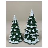 Dept 56 Lighted Snow Capped Trees