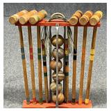 Vintage Croquet Set