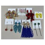 Costume Earrings / 8 Pairs