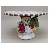 Christopher Radko "Holiday Celebration" Cake Stand