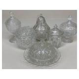 Glass Candy Dish Assortment|6 pc