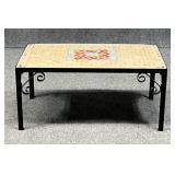 Metal Table w/ Mosaic Top