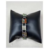 Metal & Beaded Bracelet