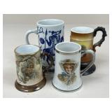Beer Steins / 4 pc