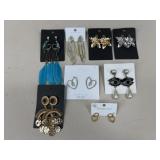 Costume Earrings / 8 Pairs