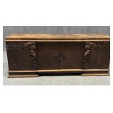 Carved Wood Sideboard