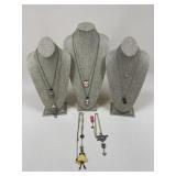 Betsey Johnson Necklaces / 8 Pc