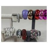 Costume Bangle Bracelets / 16 pc