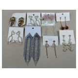 Costume Earrings / 8 Pairs