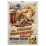 "The Yellow Tomahawk" Original 1954 Movie Poster