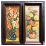 2/PC Vintage Floral Prints by R. Colao
